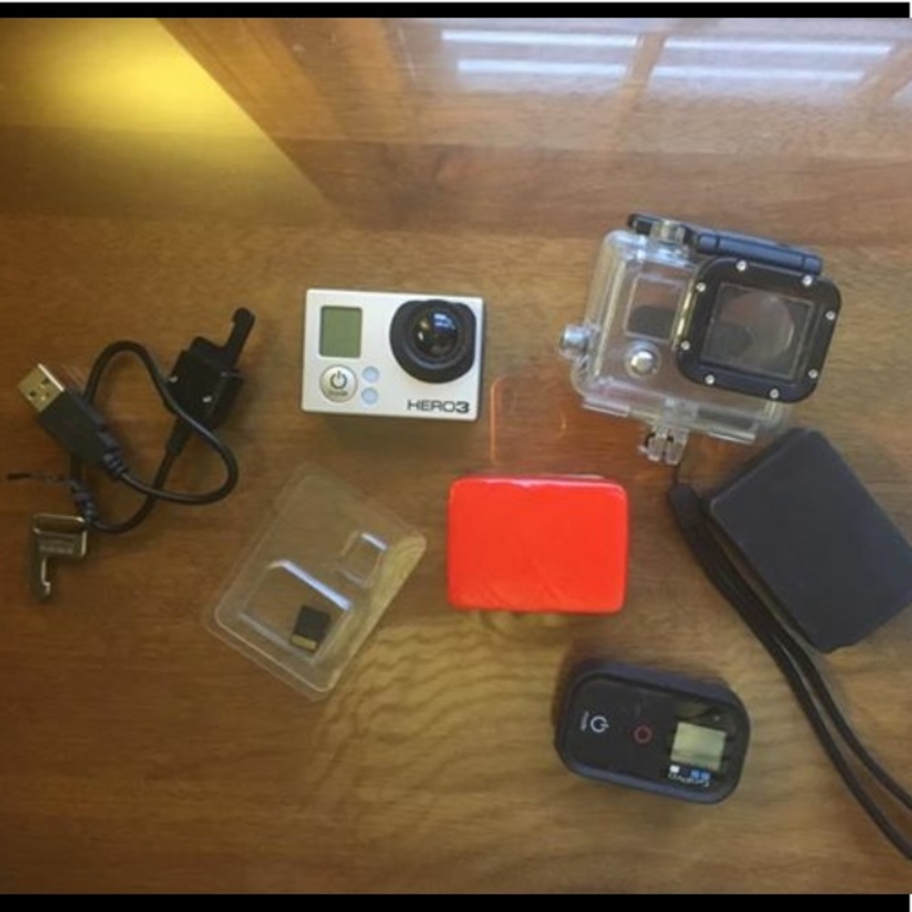 GoPro hero 3 and accessories